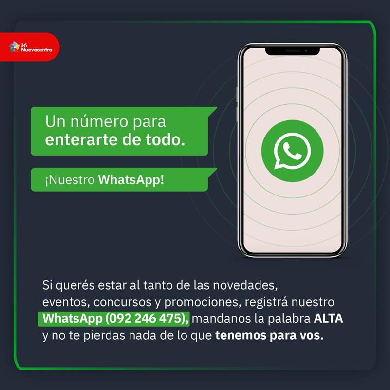 Conectate por whatsapp
