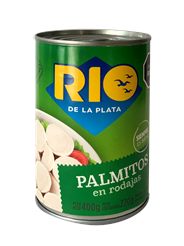 Palmitos en rodajas 400 Grs. Río de la Plata