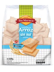 Tostadas de arroz sin sal 120 Grs. Tía Maruca