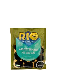 Aceitunas negras con carozo 200 Grs. Rio de la Plata
