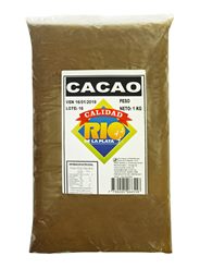 Cacao natural en polvo 1 Kg. Río de la Plata