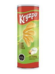 Papas en tubo sabor cebolla 130 Grs. Kryzpo