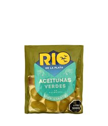 Aceitunas verdes con carozo 200 Grs. Río de la Plata