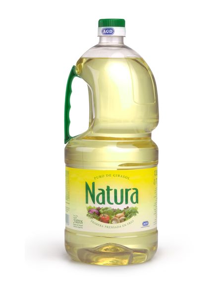 Aceite puro de girasol 3 Lts. Natura - Soldo